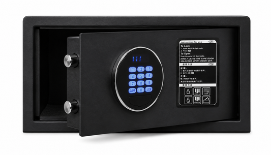 Hotel safe KEEPER black