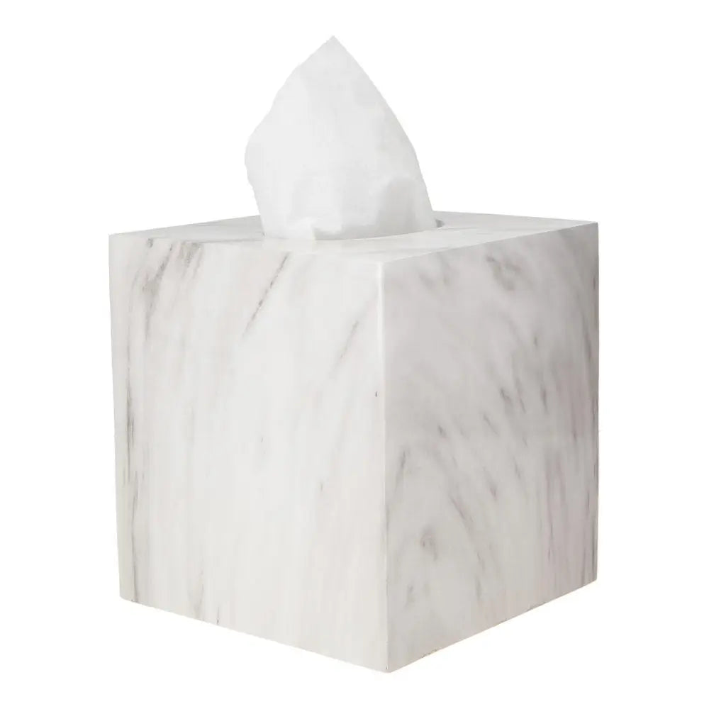 Cosmetic tissue dispenser JVD marble white