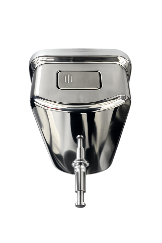 Push-button soap dispenser