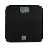 Electronic floor scales JVD black silver 300mm no battery required
