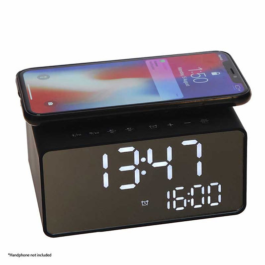 Stereo Alarm Clock JVD Wave Hotel, Bluetooth, black