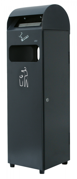 Rectangular ashtray Probbax 32l Dark gray