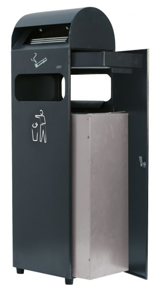 Rectangular ashtray Probbax 32l Dark gray