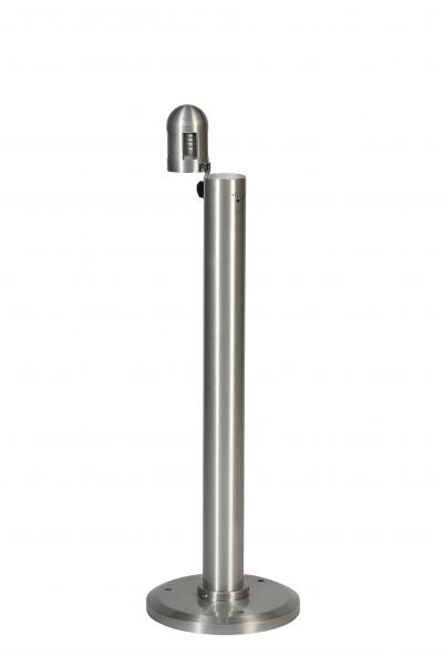 Probbax floor ashtray 2.5 l chrome