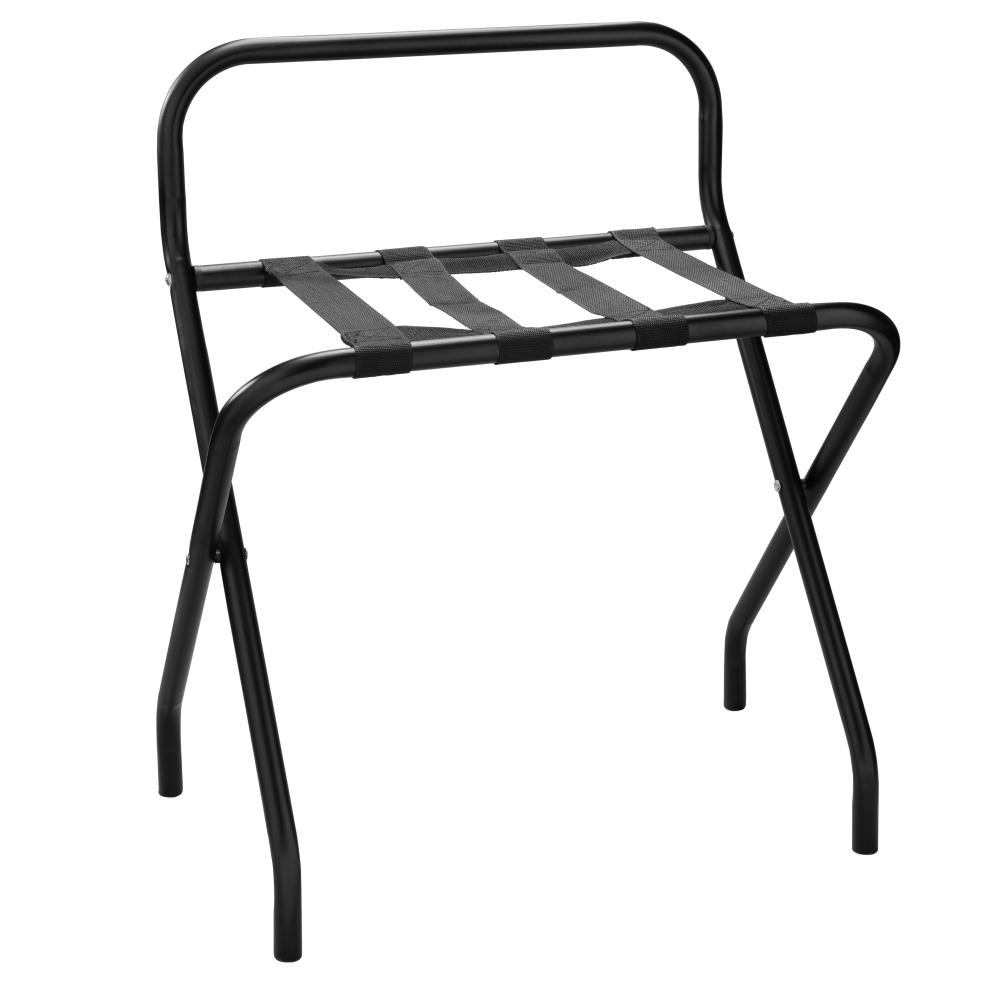 Luggage rack with backrest JVD chrome foldable