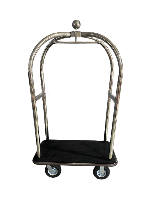 JVD® Birdcage Luggage Trolley (load capacity up to 300 kg) silver