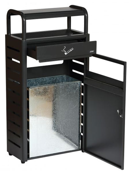 Container with ashtray Probbax 49l+ 5.9l dark gray