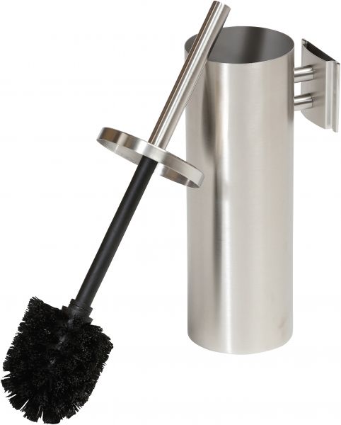 Toilet brush wall-mounted matte stainless steel Probbax chrome