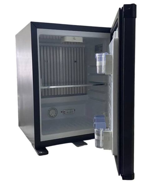 Hotel minibar 25 l silent (0db) absorption with temperature control and LED backlight, black
