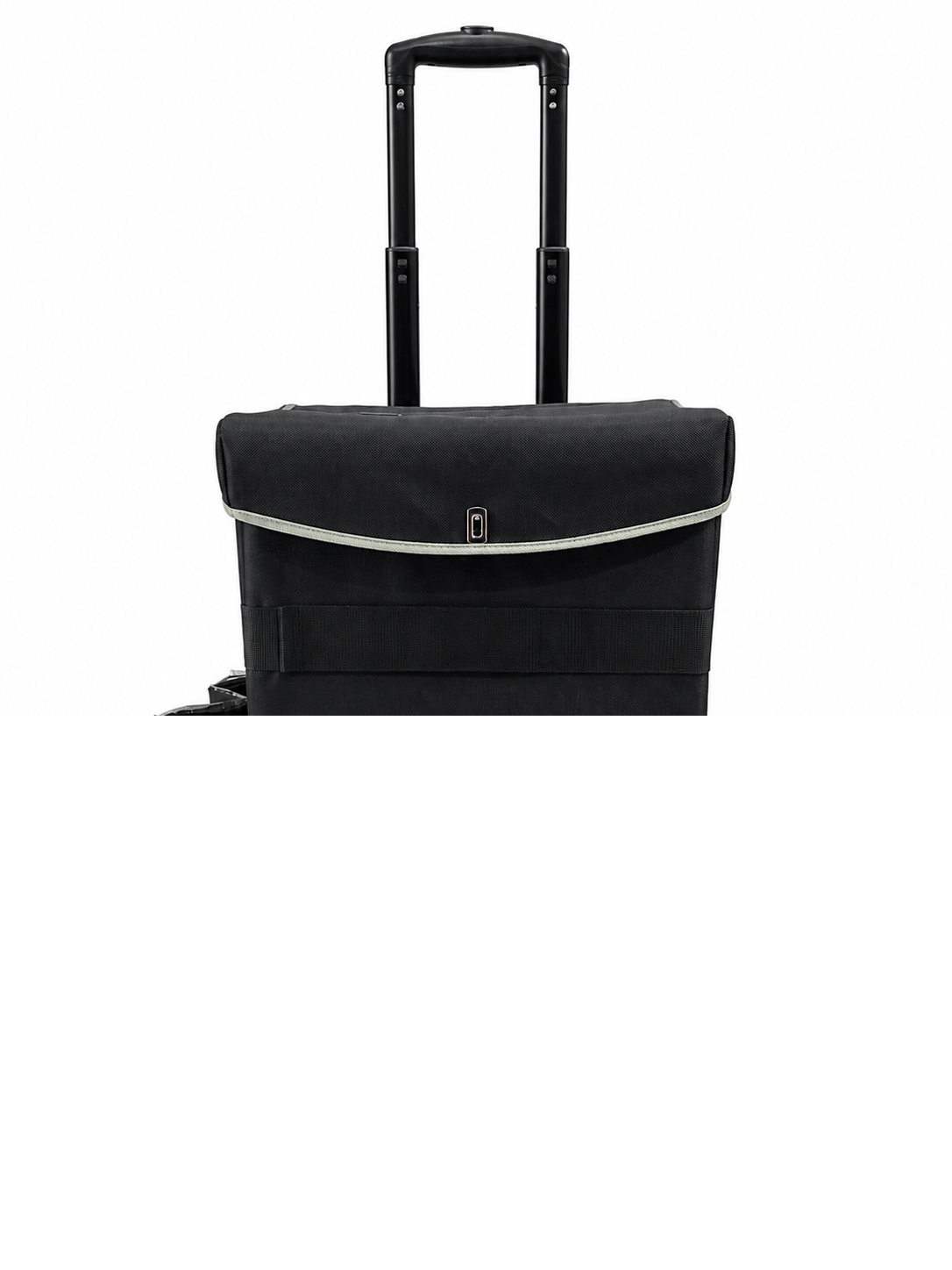 JVD Buddycart cleaning cart, black, waterproof, with telescopic handle