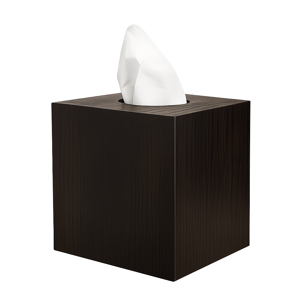 JVD wood cosmetic wipes dispenser