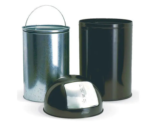 Dome bin with push-on lid Probbax 40l black