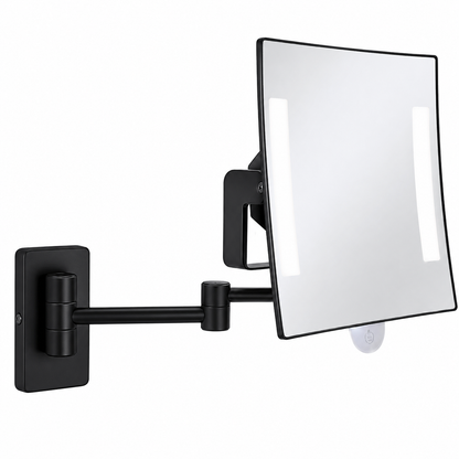 Galaxy wall-mounted vanity mirror with light