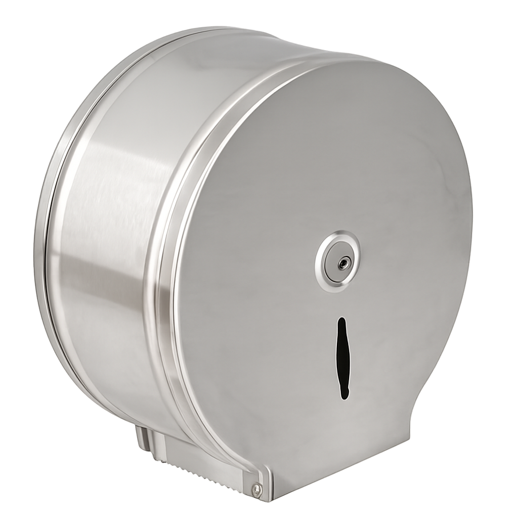 JVD 400 m stainless steel toilet paper dispenser JUMBO