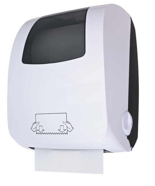 Cleantech automatic paper dispenser white