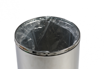 Dome urn with open top Probbax 40l stainless steel chrome