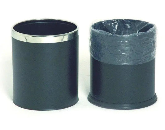 Probbax round wastebasket 10l black
