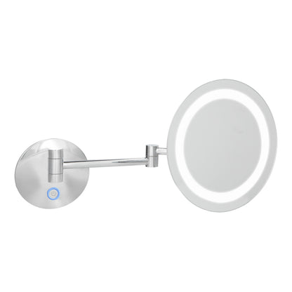 Cosmetic mirror JVD Celeste Duet 230mm with backlight chrome