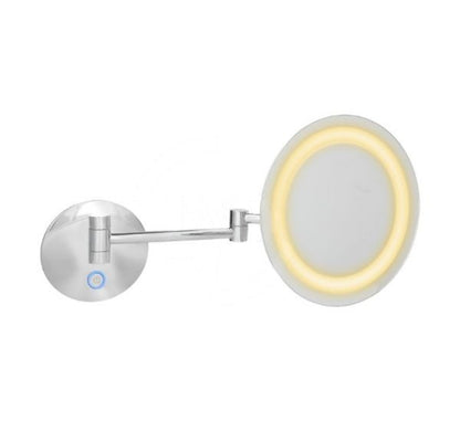 Cosmetic mirror JVD Celeste Duet 230mm with backlight chrome