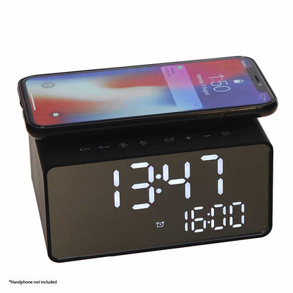 Stereo Alarm Clock JVD Wave Hotel, Bluetooth, black