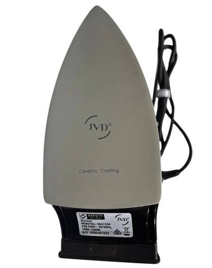 JVD VINO 1000 W iron with ceramic soleplate (black)